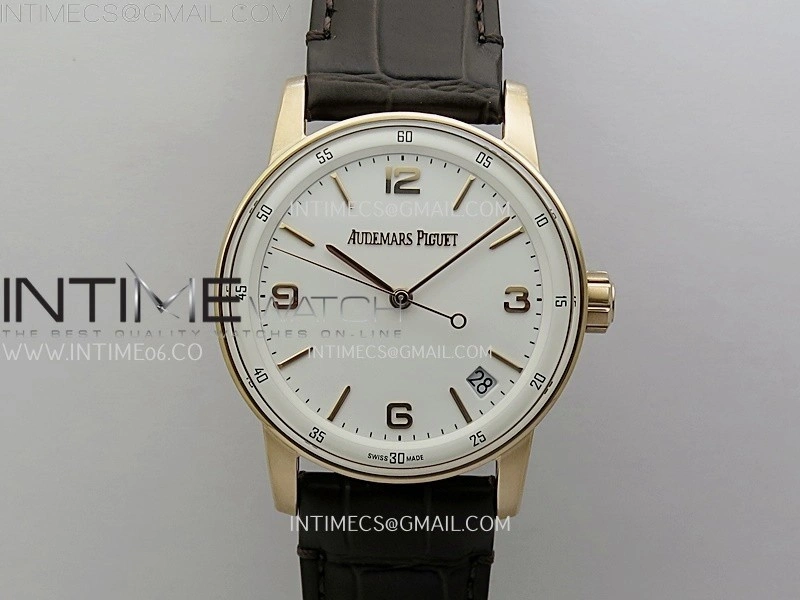 Code 11.59 RG 15210 APSF 1:1 Best Edition White Dial on Brown Leather Strap SA4302 Super Clone